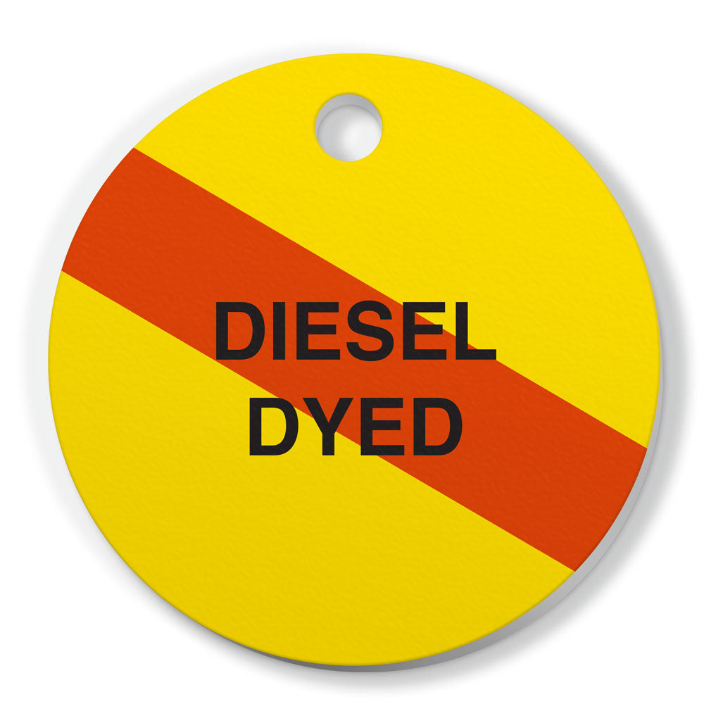 DIESEL DYED - Fuel Tag 250/pkg